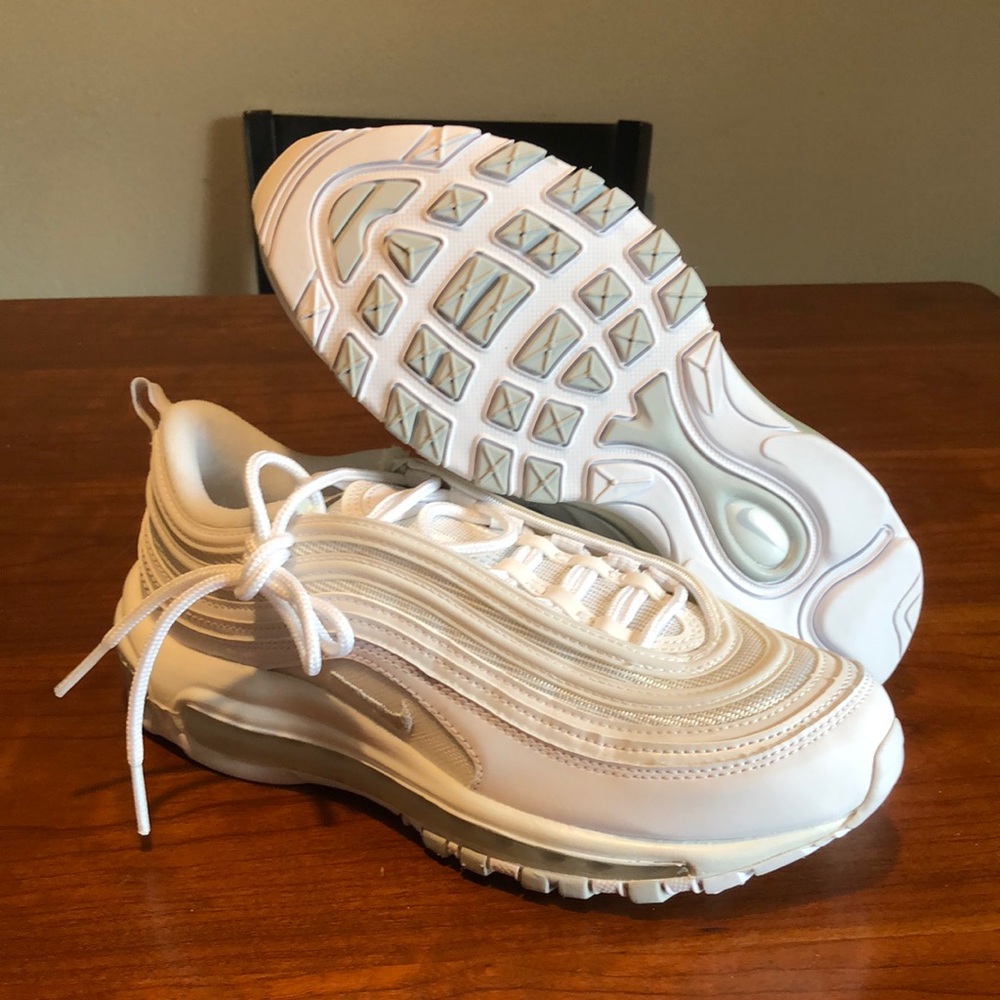 Nike Air Max 97 Women’s White/White- Pure Platinum 921733 100